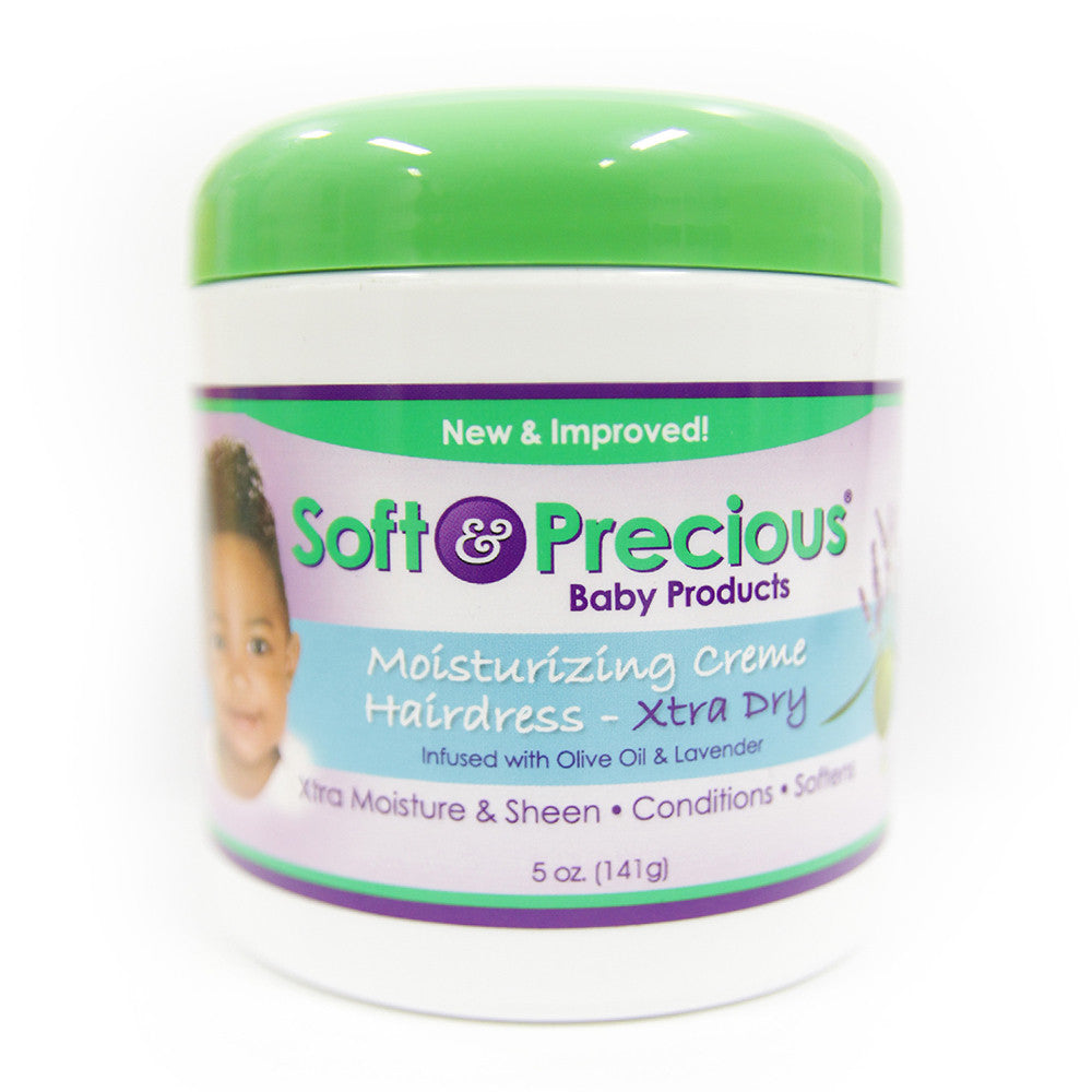Soft And Precious Baby Products Moisturizing Creme Hairdress Xtra Dry, Infused With Olive Oil And Lavender, 5 oz